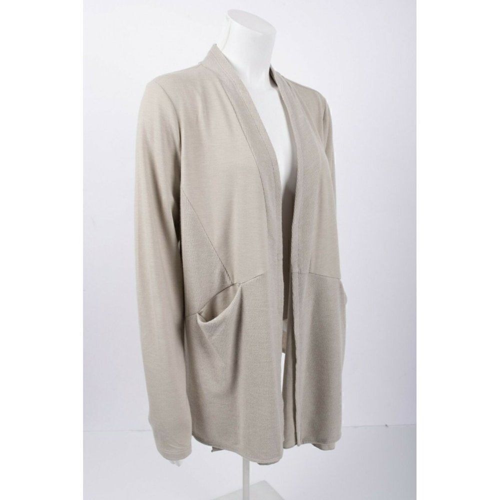 LOGO Lori Gold Stein Womens Cardigan Frency Terry - Picture 3 of 6